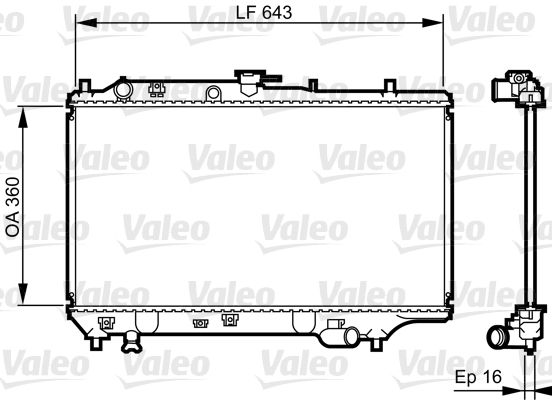 KALE-345965 Radyator Mazda 323 C Iv 323 F Iv 323 S Iv Al Pl Brz