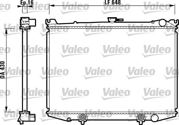 VAL-731085 Radyatör Nissan King Cab