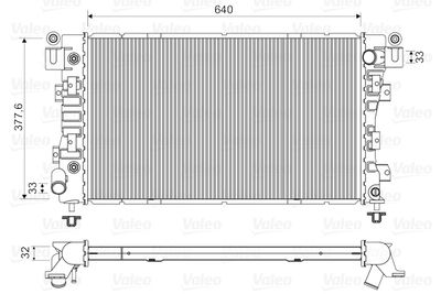 16-1223B Su Radyatoru Brazing Jeep Grand Cherokee (Wk) 3.0 Crd 2011- M-T