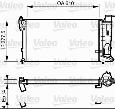 VAL-731176 Radyator Psa 306 Td