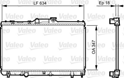 WISCO 16400-16490 Su Radyatoru Brazing Mt 350x639x16 Mm-Toyota Corolla Ae100. Ae101 1.3 12v. 1.6 16v 92-97