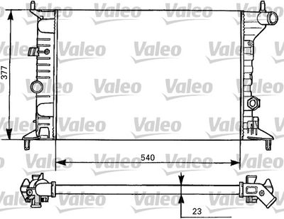 16-3280B Su Radyatoru Brazing Opel Vectra B 1.6i - 1.8i - 2.0i M-T 1993-2003