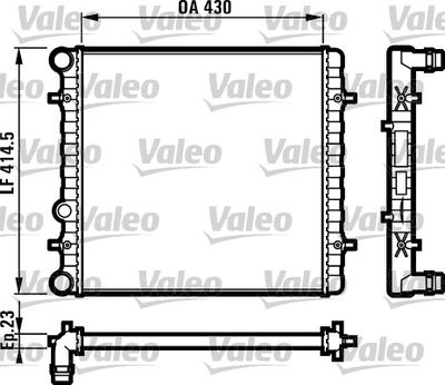 16-3803B Su Radyatoru Brazing Seat Leon (1m1) 1.4 M-T 1999-2006/ Volkswagen Golf Iv (1j1) 1.4i 16v M-T 1997-2005
