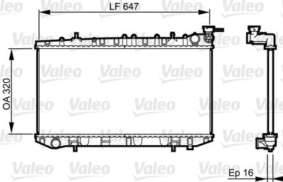 VAL-731664 Radyator 100 Nx Coupe 1.6 1.6 I 90>95