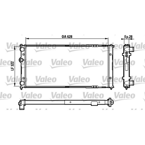 VALEO.731264 Radyatör Seat