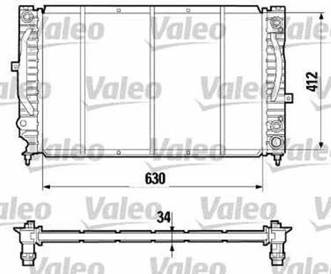 VAL-731757 Radyator A4 2.5 Tdi