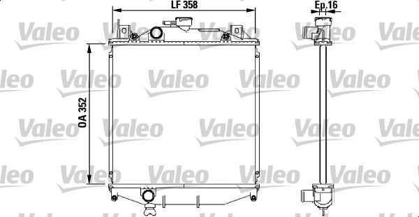 KALE-348110 Radyator Swift Ii - Geo Swift Ii (Mt) Al Pl Brz