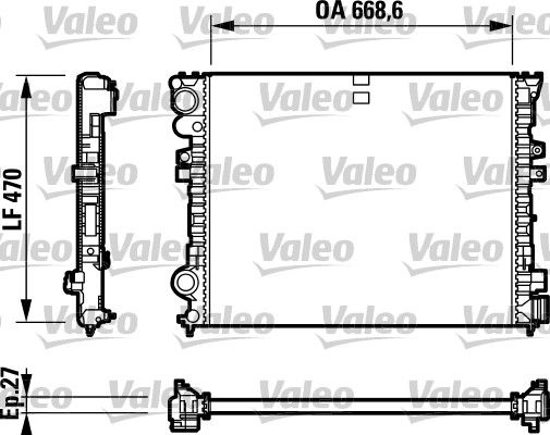 16-1817 Su Radyatoru Mekanik Fiat Scudo (220p) 1.9 Td M-T 1996-2006