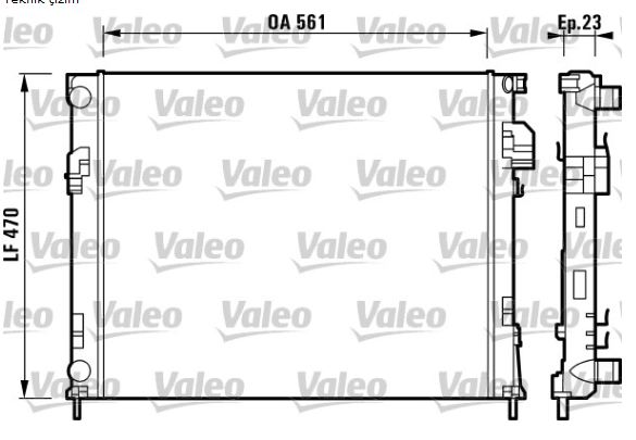 16-3504 Su Radyatoru Mekanik Renault Trafic Ii (Fl) 1.9 Dci M-T 2001-2014