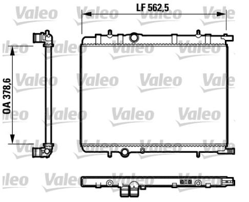 KLR-2045011AB Radyator 1 Sira Alb ( Peugeot   307 Xsara 2.0i 16v 1.9d 2.0hdi )