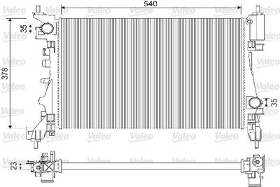 DEN-DRM20130 Su Radyatoru Corsa D A12xer A14xer
