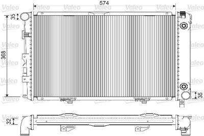 16-2837B Su Radyatoru Brazing Mercedes 190 (W201) 2.0 A-T Ac+ 1982-1993