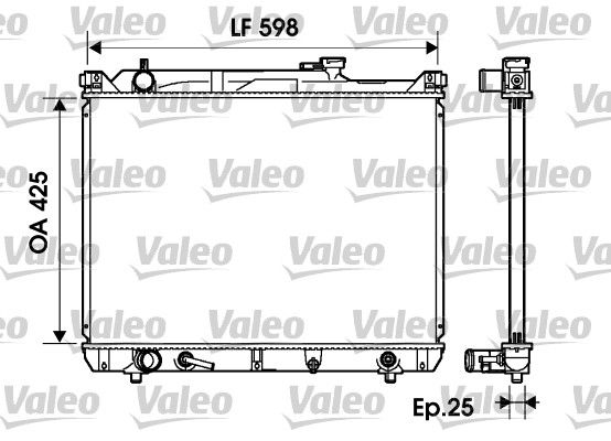 16-4128B Su Radyatoru Brazing Suzuki Grand Vitara I (Ft,Gt) 2.7 I A-T 2001-2003