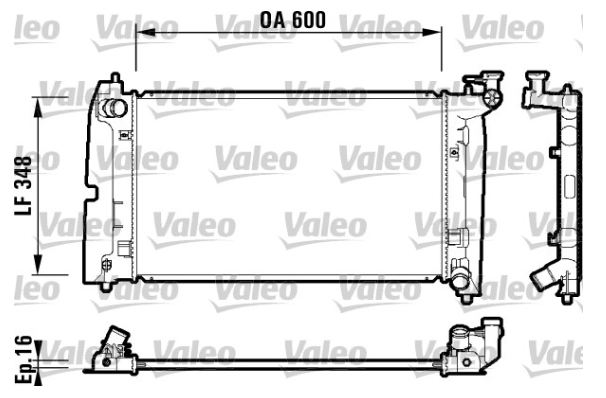 16-4300 Su Radyatoru Mekanik Toyota Corolla (_E12_) 1.4 Vvt-I M-T 2002-2007