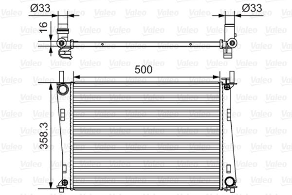 16-1918 Su Radyatoru Mekanik Ford Fiesta V 1.25i (Efi) A-T/M-T Ac+/- 2001-2008