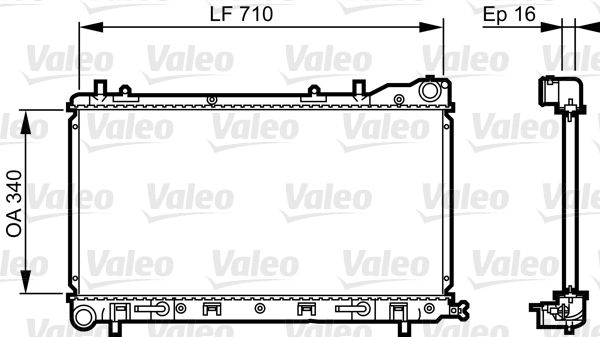 16-4004B Su Radyatoru Brazing Subaru Forester (Sf) 2.0 S A-T 1995-2002