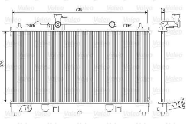 KALE-347920 Radyator 6 (Mt) Al Pl Brz