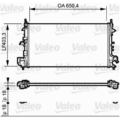 NIS-63123 Su Radyatoru Brazing Opel Vectra C Z16xep
