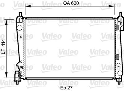MGA-80396 Radyator Su-( Fiat   Grande Punto 1.3jtd 90ps 1.9jtd 05)   Brazing
