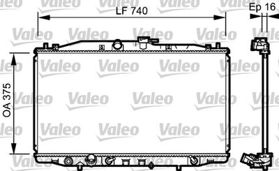 BSG 35-520-001 Su Radyatörü At : 375x708x16 Accord (Cl)