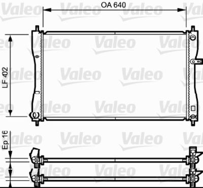 VAL-735056 Radyator Colt Vi 2004> For Four D