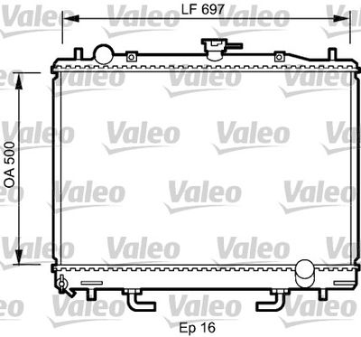 VAL-735059 Radyator Pajero Ii 91>99