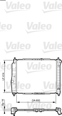 MAHLE-CR1310000P (Behr) Su Radyatoru Aveo 1.4 16v Dohc M-T 2003- Kalos