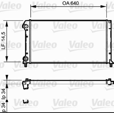 16-1804 Su Radyatoru Mekanik Fiat Doblo (119,223) 1.9 D M-T Ac- 2001-2010