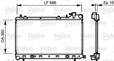 16-4005B Su Radyatoru Brazing Subaru Forester (Sg) 2.0i Awd  2002-2007
