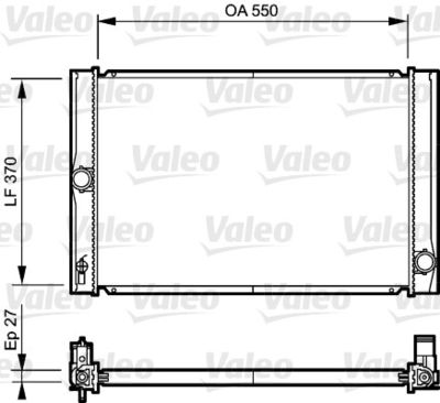 VAL-735213 Radyator Auris 10 06->