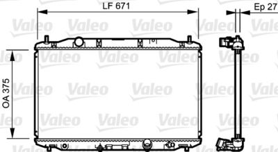 VAL-735242 Radyator  (Honda Civic Viii 2.2 Cdti (Fk/Fd) (01/06-/)