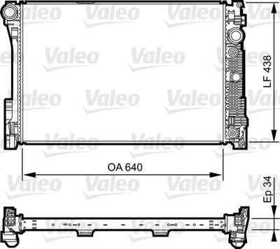 16-2831B Su Radyatoru Brazing Mercedes C Class (W204) C 180 A-T Ac+/- 2007-2014