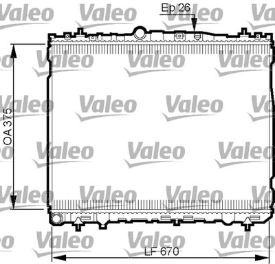 VAL-735514 Radyator Elantra