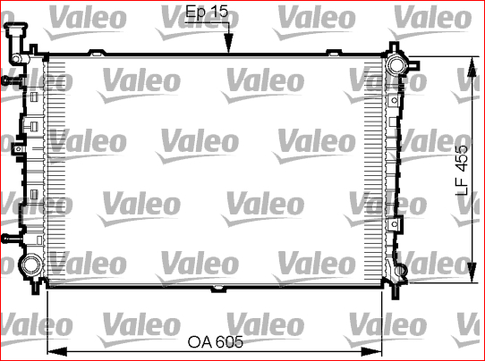 16-2127B Su Radyatoru Brazing Hyundai I30 (Fd) 1.6i A-T 2007-2011