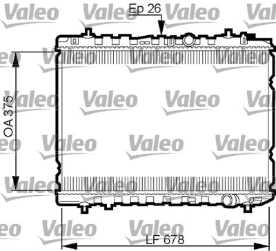 VAL-735526 Radyatör Kia Cerato