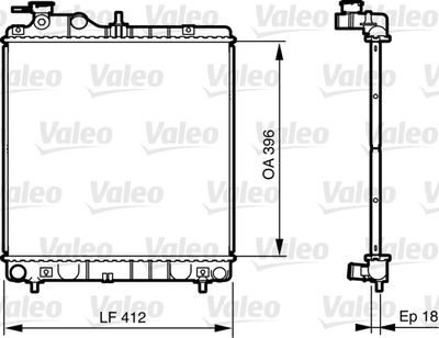 16-2149B Su Radyatoru Brazing Hyundai Atos (Mx) 1.1i  M-T/A-T Ac+/-2003-2008