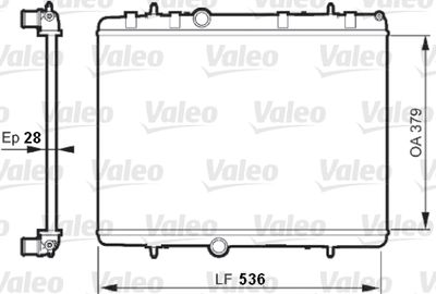 VALEO.735091 Radyatör Peugeot 308