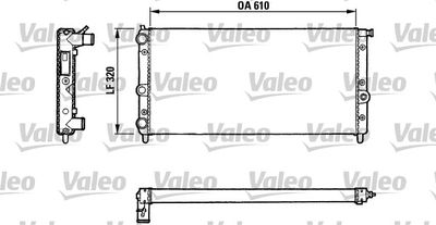 NIS-61848 Su Radyatoru (Fiat Duna 1.7 Ds Fiorino 1.7 D 88-00)