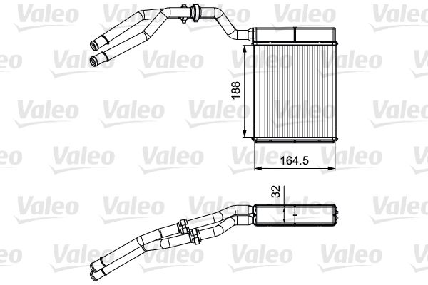 41-1913B Kaloriferradyatoru Brazing Ford Mondeo Iv 1.6 Tdci - 2.0 Tdci - 1.6 Ti-Vct 2007-2014 / S-Max 1.6 Tdci 2006- / Galaxy 2.0 Tdci 2006-