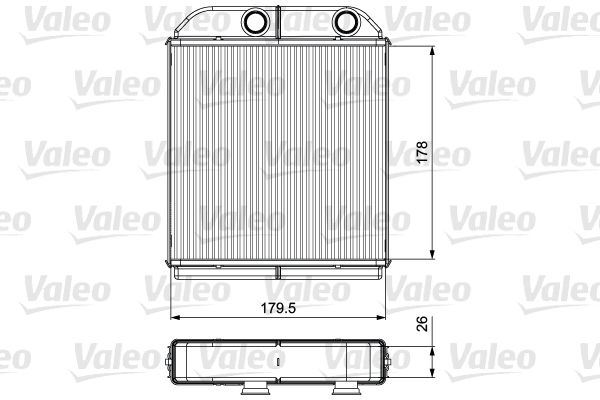 41-3010B Kalorifer Radyatoru Brazing (5.5mm Fin) Mitsubishi L200 (K7t,K6t) 2.5 Td 1996-2006