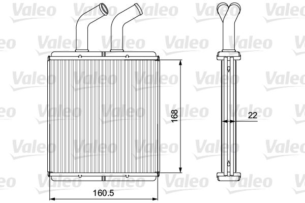 KALE-347110 Kalorifer Rio 1.3-1.5-1.5 16v (00-05) Al Brz