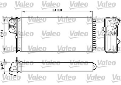 41-3502 Kalorifer Radyatoru Mekanik Renault Master Ii (Fd) 2.5 Dci 1998-2003