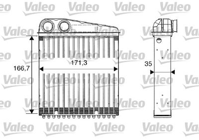 KALE-346405 Kalorifer Radyatoru  Clio Iii-Modus 04>Twng 07>