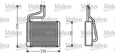 MGA-81247 Kalorifer Radyatoru Brazing 40mm (Ford Mondeo Bm 96-| Jaguar X-Type)
