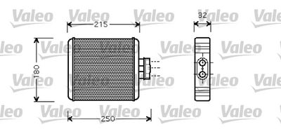 MAHLE-AH75000S Behr) Kalorifer Radyatoru (177x177x32) Polo-Ibiza Iv-Fabia-Cordoba-1.2 12v-1.4 16v1.6 16v-1.4tdi-1.9