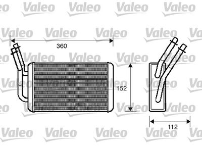 VAL-812332 Kalorifer Radyatörü Ford Transit