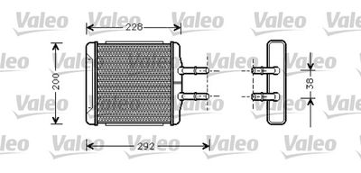 MGA-81183 Kalorifer Radyatoru Brazing (Daewoo  Nubira 97/ / Lanos 97/ )
