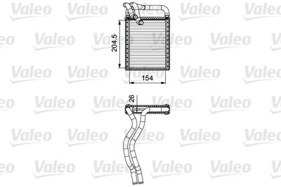 MGA-81153 Kalorifer Radyatoru Hyundai I30 Kia Ceed 2007-2014 Benzinli Dizel