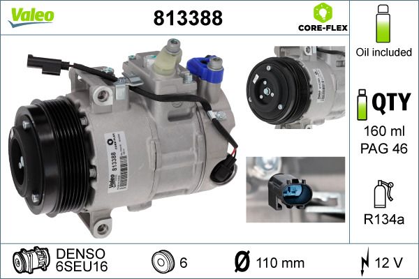 VAL-813388 Kompresor - Cls C218 Cls 250 Cdi Bluetec D 218.303 218.304 - C-Class W204 C 180 Cdi 204.000 - C-Clas