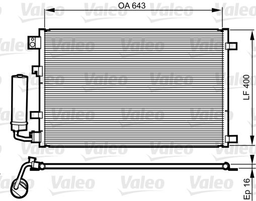 MGA-82567 Klima Radyatoru Nissan Qashqai J10 1.6 2.0 2007-2013